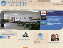 Tablet Screenshot of bluequills.ca